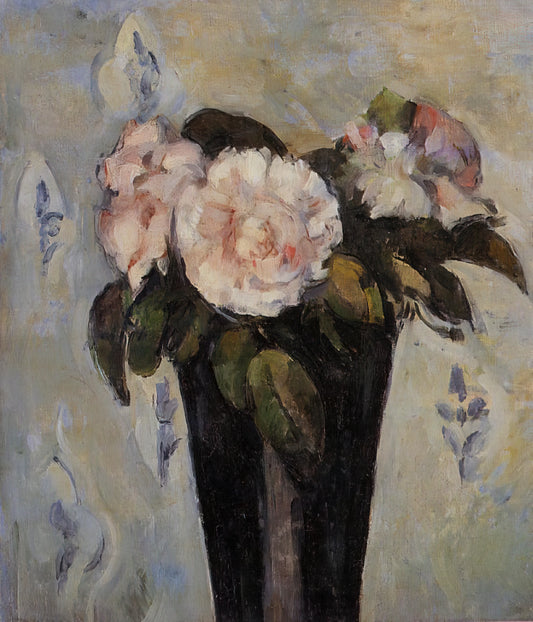 Cézanne Wall Art: How to Bring the Father of Modern Art into Your Home - Dark Blue Vase by Paul Cézanne