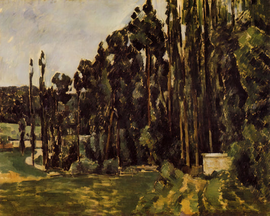 Cézanne's Abstract Art: The Bridge to Modernism - Poplars by Paul Cézanne
