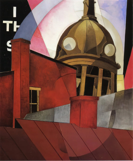 Charles Demuth's 'No. 5': A Precisionist Masterpiece of American Modernism - Welcome to Our City - 1921 by Charles Demuth