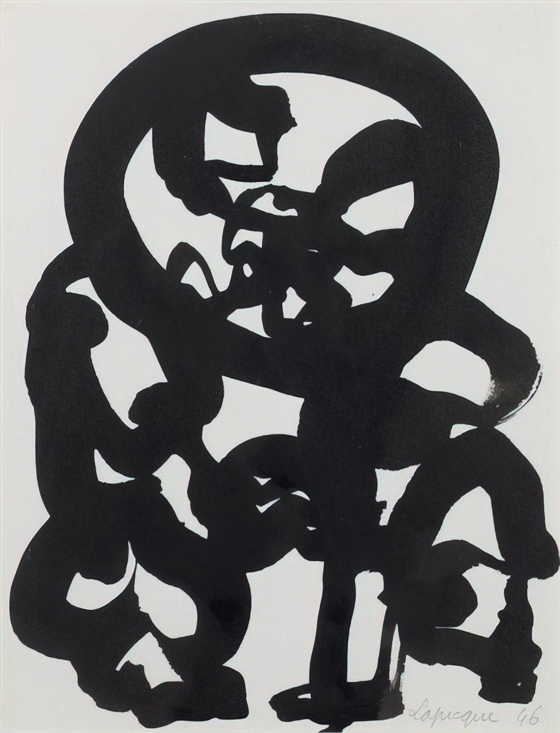 Charles Lapicque Acrylic Print: A Collector's Guide to Modernist Mastery - Le Pardon - 1946 by Charles Lapicque