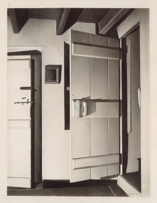 Charles Sheeler: The Precisionist Visionary Who Redefined American Modernism - The Open Door - 1932 by Charles Sheeler