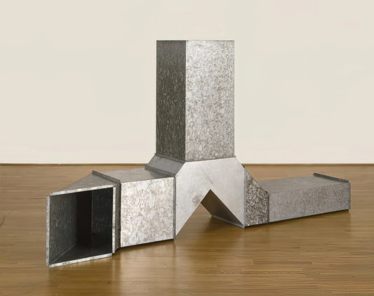 Charlotte Posenenske Canvas: Exploring the Minimalist Pioneer's Industrial Aesthetic - Square Tubes [Series D] - 1967 by Charlotte Posenenske