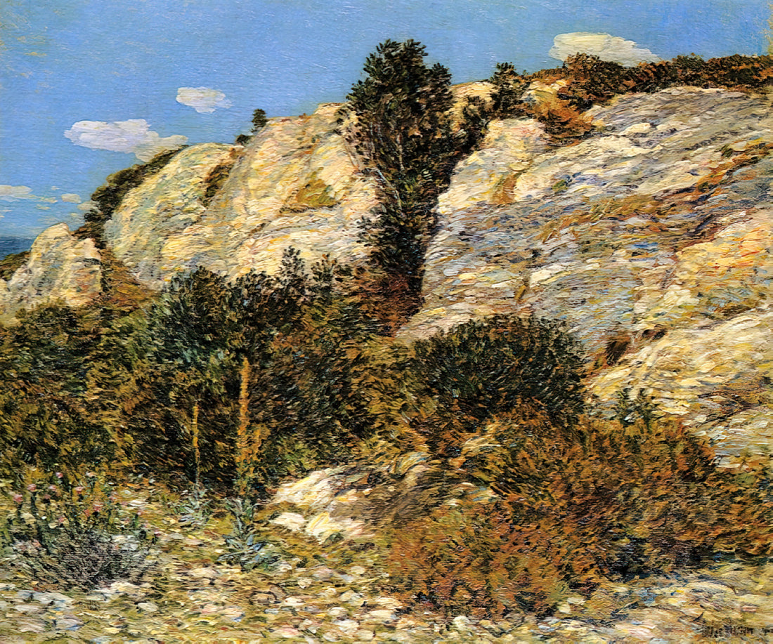 Childe Hassam: The American Impressionist Who Captured Light and Life - Lyman's Ledge, Appledore by Childe Hassam