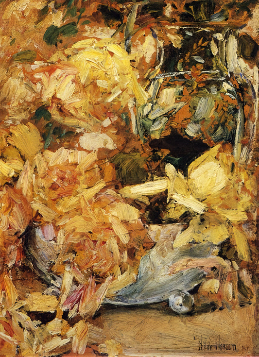 Childe Hassam: The Quintessential American Impressionist - Roses by Childe Hassam
