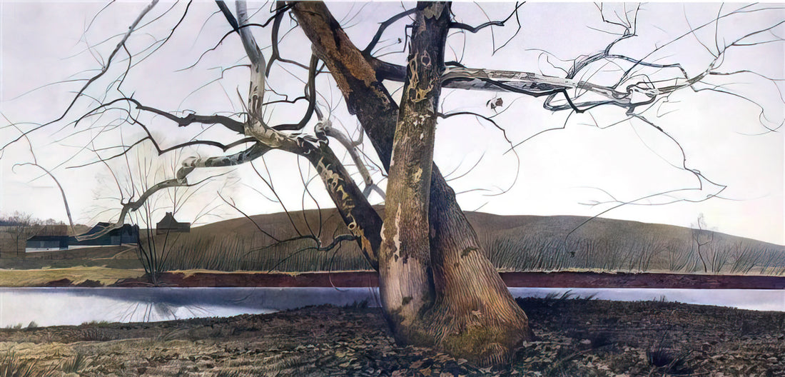 Christina's World by Andrew Wyeth: A Masterpiece of American Realism - DIL HUEY FARM by Andrew Wyeth