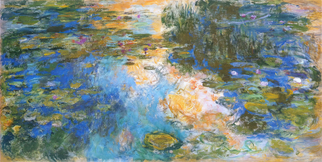 Claude Monet Canvas Wall Art: A Curator's Guide to Impressionist Masterpieces - The Water Lily Pond X by claude monet