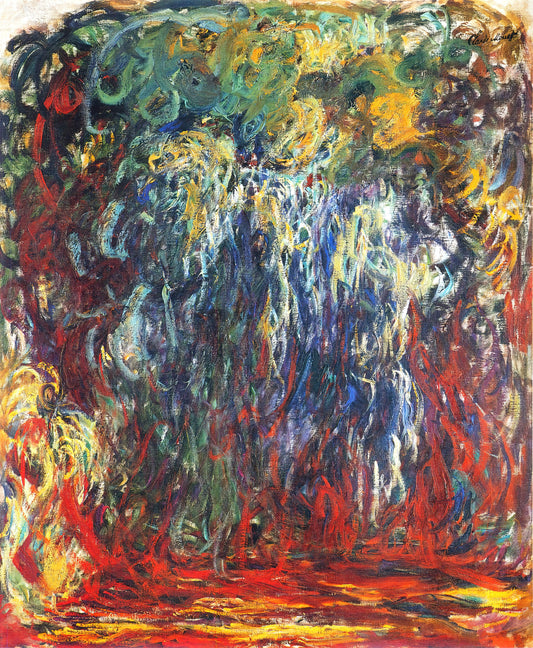 Claude Monet Lithograph: A Collector's Guide to the Impressionist Master's Printed Works - Weeping Willow, Giverny by claude monet