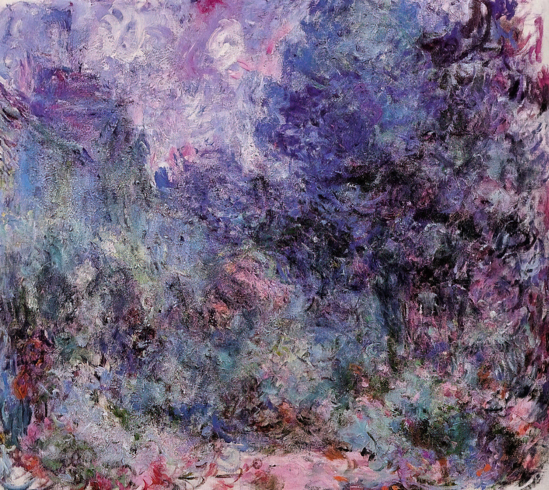 Claude Monet Madame Monet and Her Son: An Intimate Portrait of Family Life - The House Seen from the Rose Garden 3 by claude monet