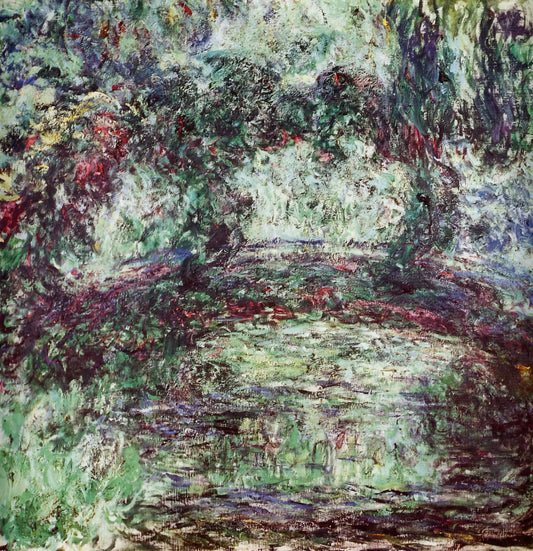 Claude Monet Springtime: The Impressionist's Revolutionary Vision of Renewal - The Japanese Bridge 2 by claude monet