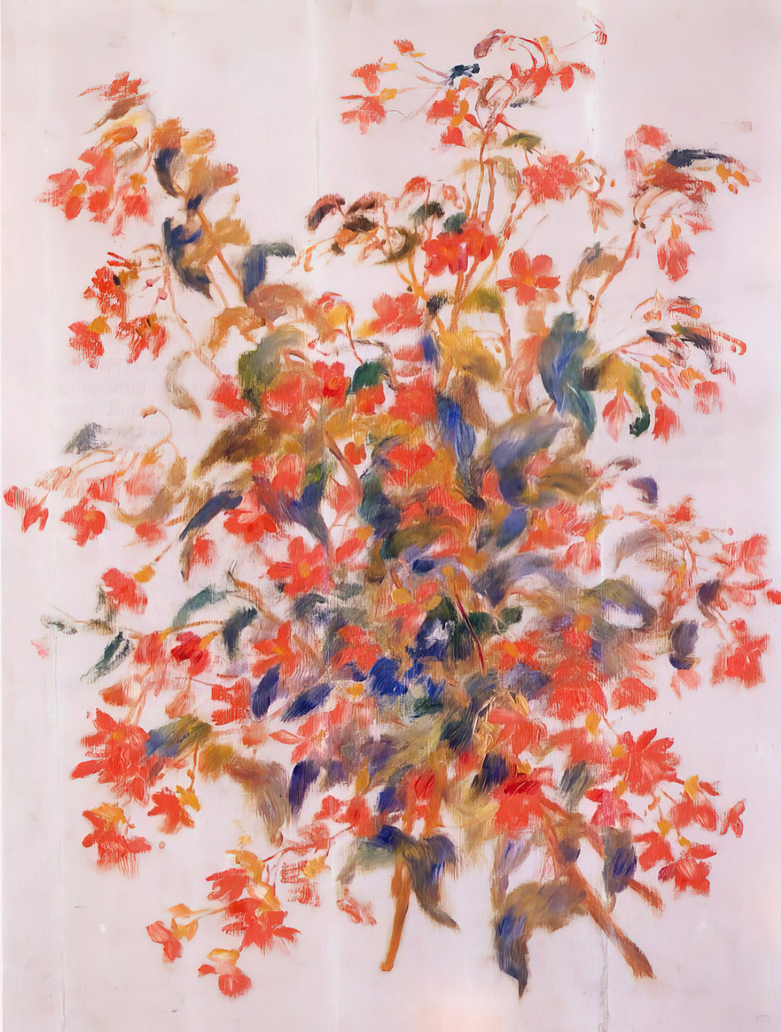 Claude Monet & Pierre-Auguste Renoir: The Revolutionary Friendship That Defined Impressionism - Still Life with Fuscias by Pierre-Auguste Renoir