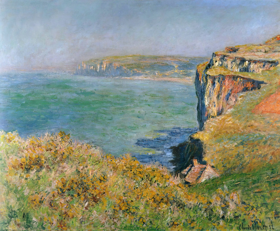 Claude Monet's Garden: The Living Canvas That Inspired Impressionism's Master - Cliff at Grainval by claude monet