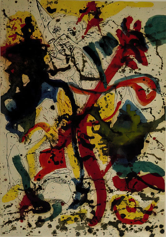 Clement Greenberg and Jackson Pollock: The Critic Who Defined Abstract Expressionism - UNTITLED 1944 by Jackson Pollock