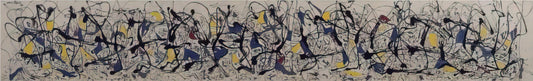 Convergence Pollock Print: Understanding Jackson Pollock's Masterpiece of Abstract Expressionism - SUMMERTIME NUMBER 9A 1948 by Jackson Pollock