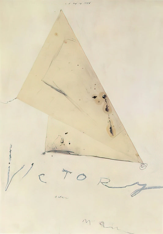 Cy Twombly at the Pompidou: A Master's Legacy in Modern Art - Victory by Cy Twombly