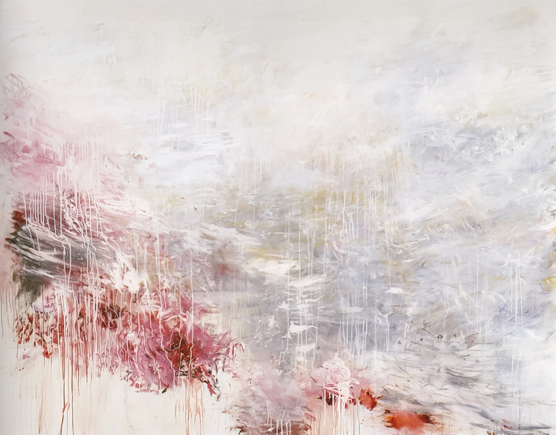 Cy Twombly's Treatise on the Veil (1970): A Masterpiece of Abstract Expressionism - Hero and Leander  To Christopher Marlowe  [Rome] by Cy Twombly
