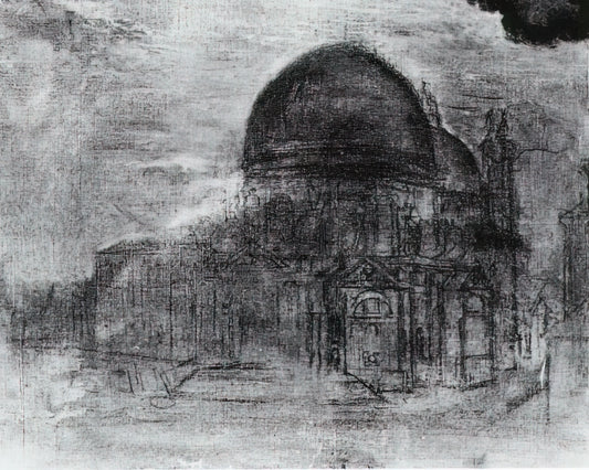 Dali Art Gallery: Exploring the Surrealist Master's Vision Through Museum-Quality Prints - CATHEDRAL UNFINISHED by Salvador Dali
