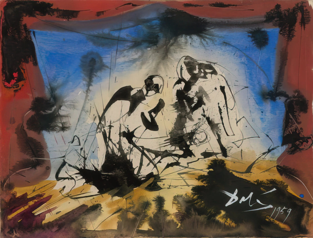 Dali Prints Framed: A Curator's Guide to Collecting and Displaying Surrealist Masterpieces - NATIVITY 1959 by Salvador Dali