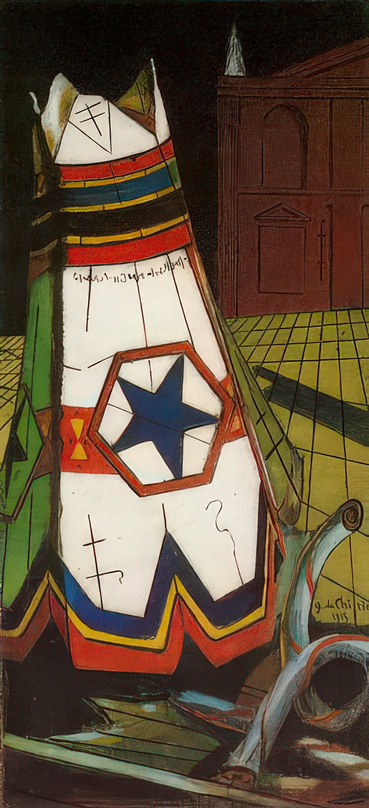 De Chirico's Ariadne: The Enigmatic Symbolism and Enduring Legacy of a Metaphysical Masterpiece - PLAYTHINGS OF THE PRINCE 1915 by Giorgio de Chirico