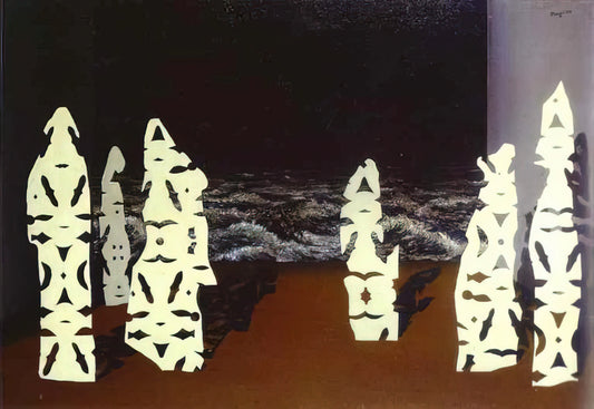 Decalcomania Magritte: The Surrealist's Forgotten Technique and Its Modern Legacy - THE FINERY OF THE STORM 1927 by Rene Magritte
