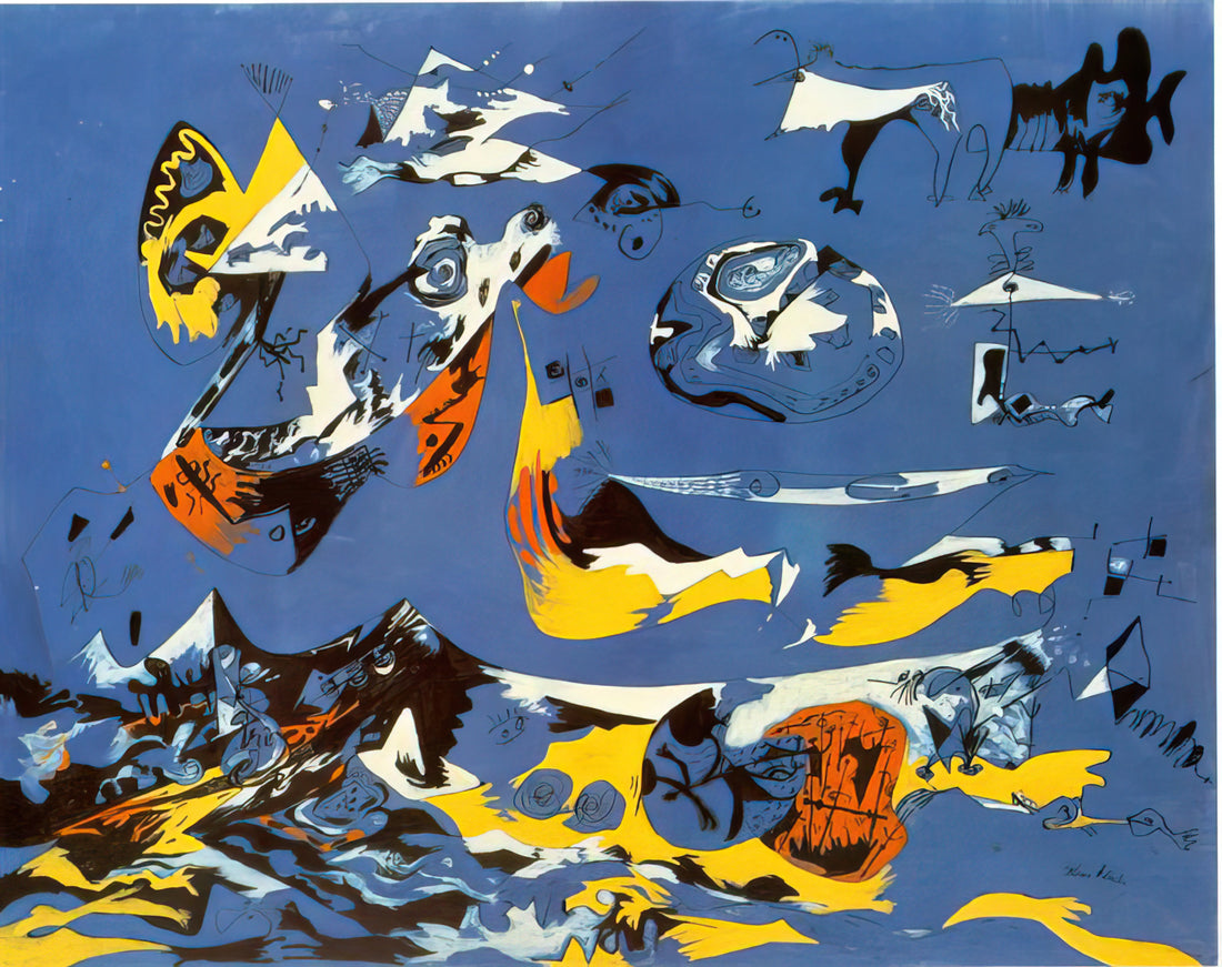 Deconstructing the Vortex: The Enduring Impact of Jackson Pollock No. 29, 1950 - BLUE MOBY DICK by Jackson Pollock