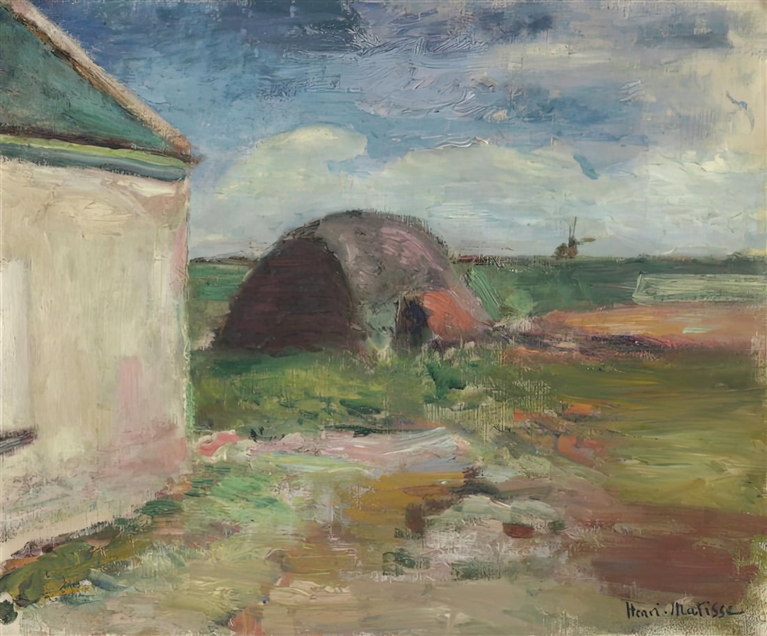 Desenio Henri Matisse: Exploring the Master's Prints and Artistic Legacy - PAYSAGE DE BRETAGNE 1896 by Henri Matisse