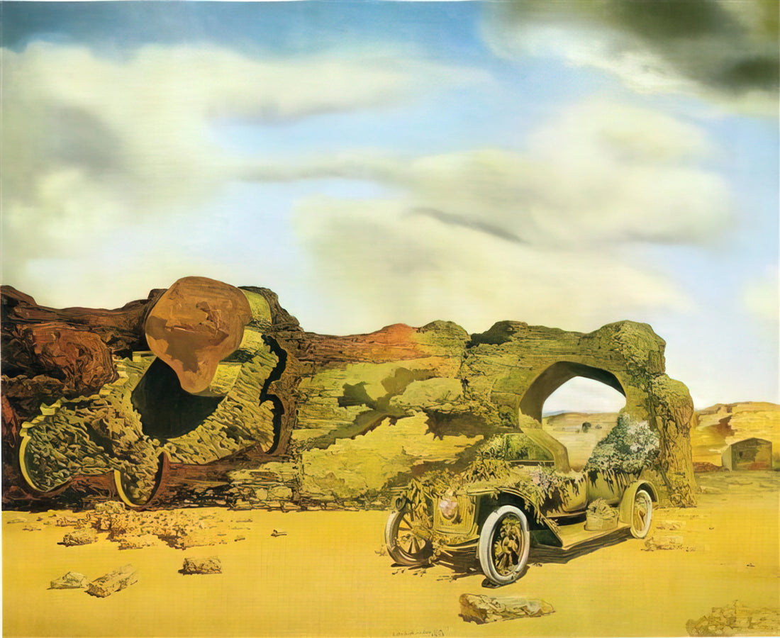 Destino Salvador Dalí: Unraveling the Surrealist Masterpiece of Animation and Art - PARANOIAC CRITICAL SOLITUDE 1935 by Salvador Dali