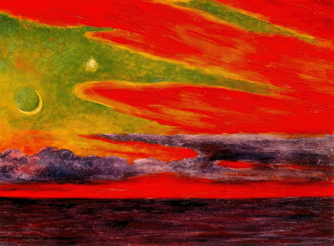 Diego Rivera Museum: A Complete Guide to Mexico's Artistic Legacy - EVENING TWILIGHT AT ACAPULCO 1956 by Diego Rivera