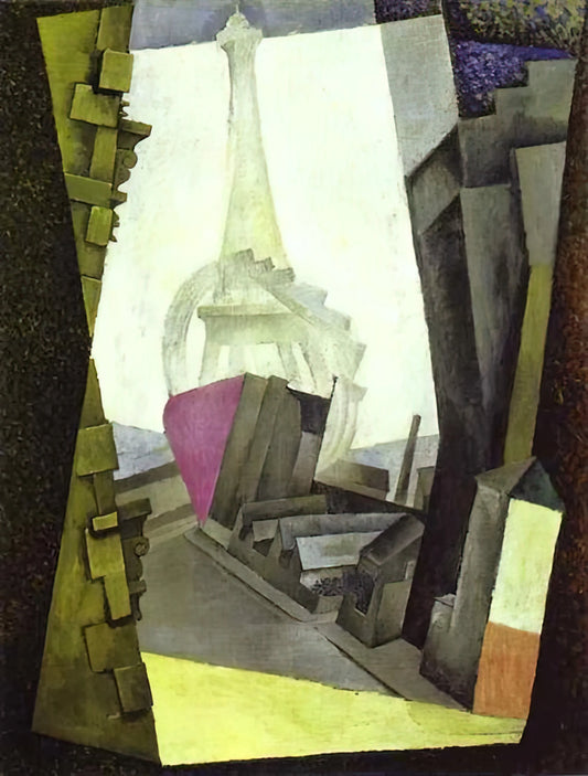 Diego Rivera and Frida Kahlo Museum: A Dual Legacy of Art, Love, and Revolution - LA TOUR EIFFEL 1914 by Diego Rivera