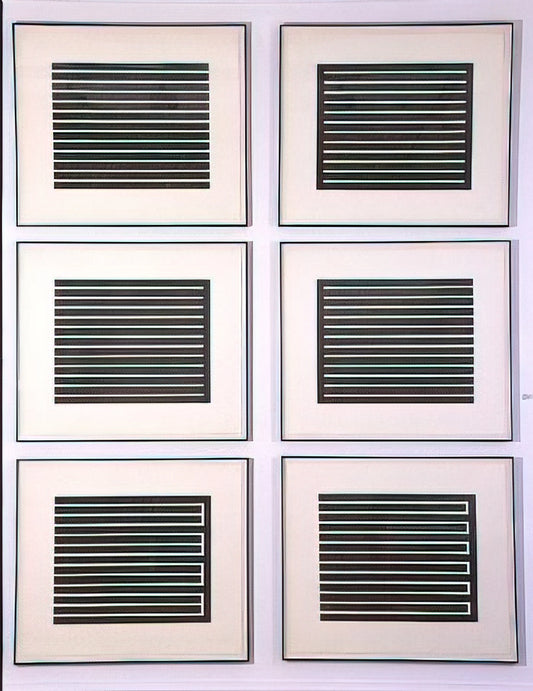 Donald Judd Prints and Works in Editions: Exploring the Legacy of Minimalism on Paper - Six Aquatints - 1980 by Donald Judd