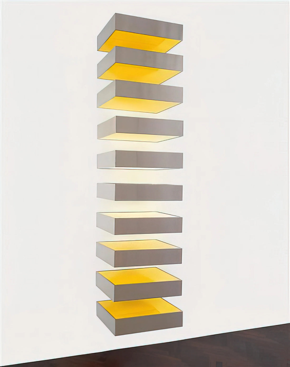 Donald Judd and Dan Flavin: Redefining Space Through Minimalist Art - Untitled Bernstein 80-52 - 1980 by Donald Judd