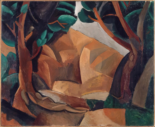Dora Maar Poster: A Surrealist Muse in Modern Art Prints - Paysage aux deux figures - 1908  France by Pablo Picasso