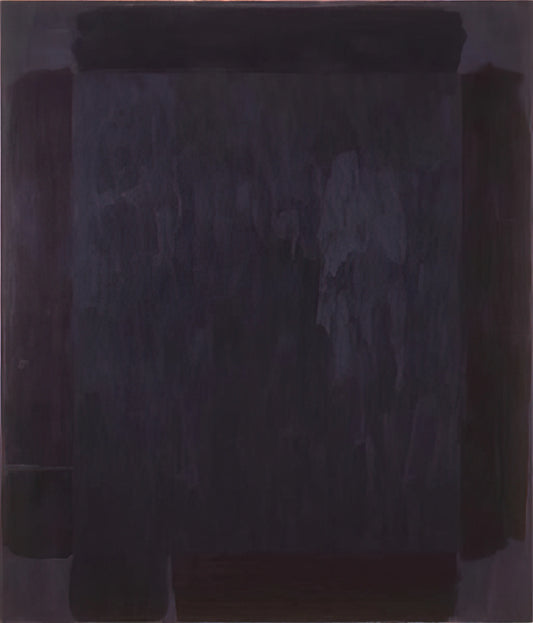 Doug Ohlson Brushed Aluminum Print: A Modernist Masterpiece in Metallic Finish - Scale of Darkness - 1977 by Doug Ohlson