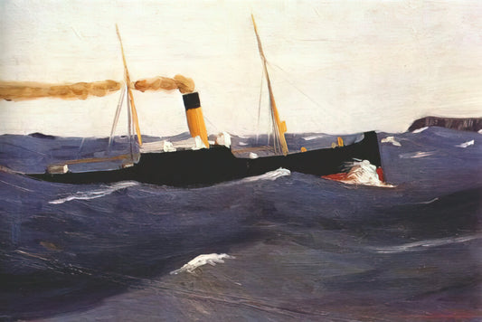 Dreams and Nighthawks Painting: Edward Hopper's Iconic Vision of American Solitude - Tramp Steamer by Edward Hopper