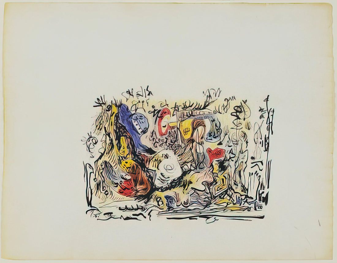 Dripping Pollock: The Revolutionary Technique That Redefined Modern Art - UNTITLED by Jackson Pollock