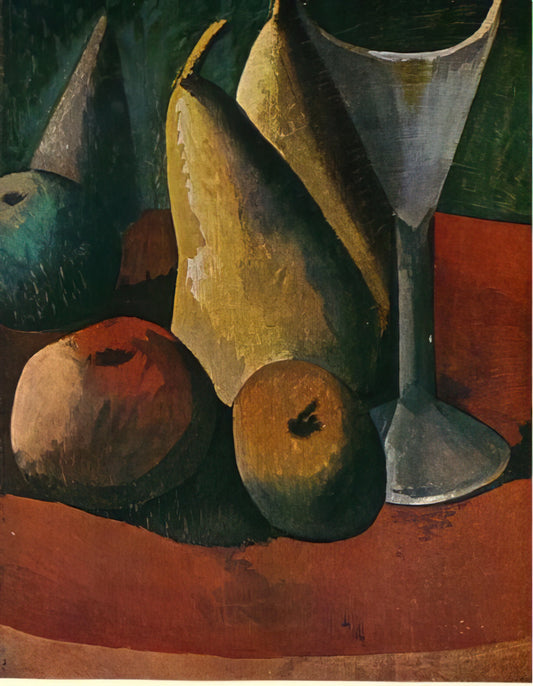 Easy Pablo Picasso Paintings: A Curator's Guide to Accessible Masterpieces - Glass and fruits by Pablo Picasso