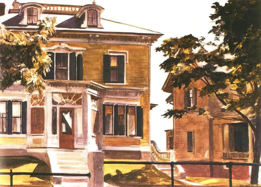 Edward Hopper Art Style: The Master of American Solitude and Light - Davis House by Edward Hopper