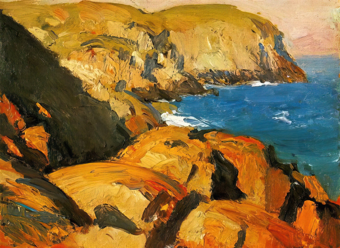 Edward Hopper Paint by Number: A Modern Take on an American Master's Vision - Blackhead, Monhegan by Edward Hopper
