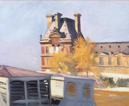 Edward Hopper and the Modern American Psyche: A Study in Solitude and Light - Le Pavillon de Flore by Edward Hopper
