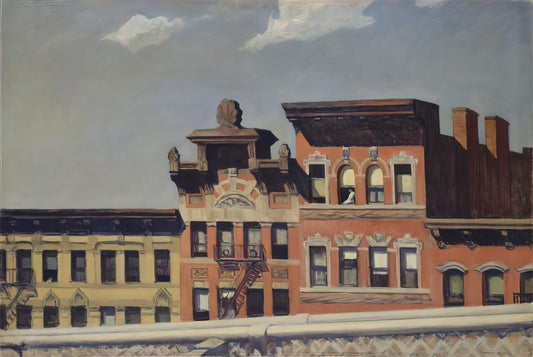 Edward Hopper's Chop Suey Poster: A Window into American Modernism - From Williamsburg Bridge by Edward Hopper