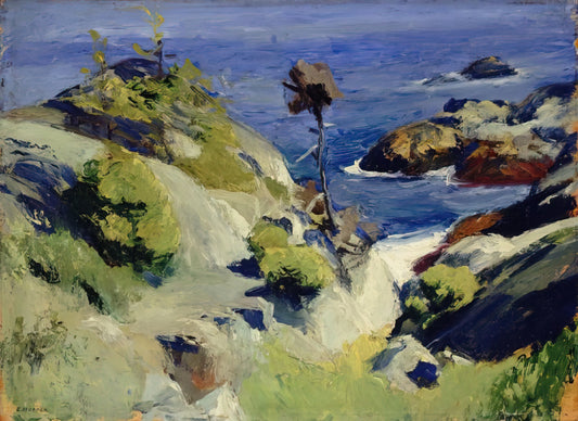 Edward Hopper's Nighthawks (1942): A Masterpiece of American Solitude - Monhegan Landscape by Edward Hopper