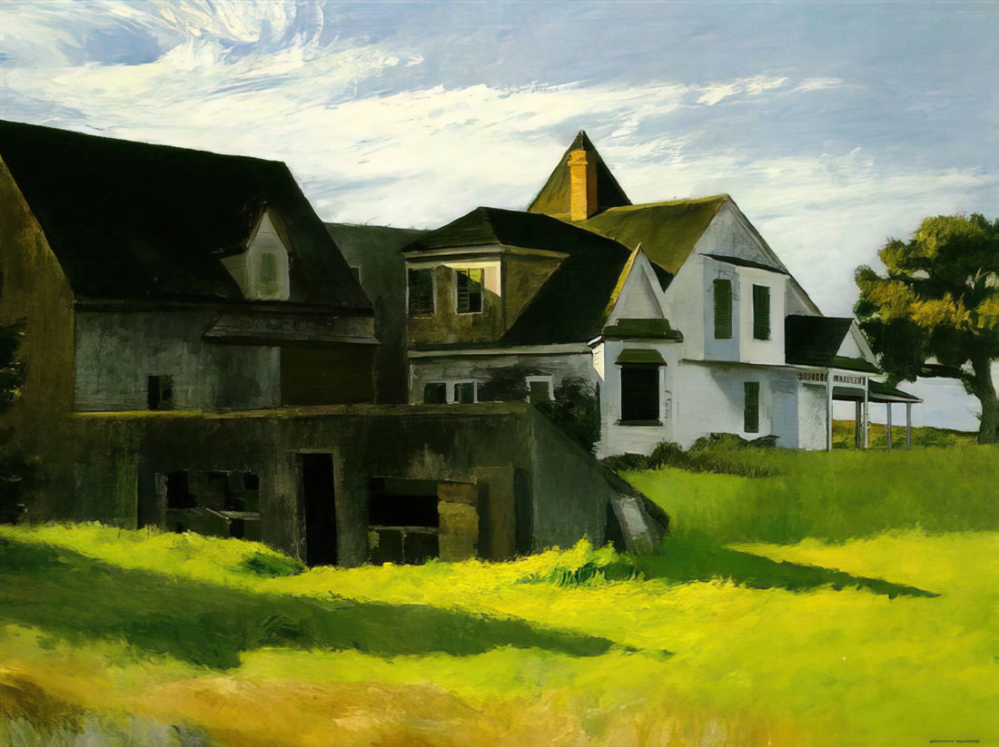 Edward Hopper's Nighthawks (1942): An Analysis of Solitude and the American Psyche - Cape Cod Afternoon by Edward Hopper