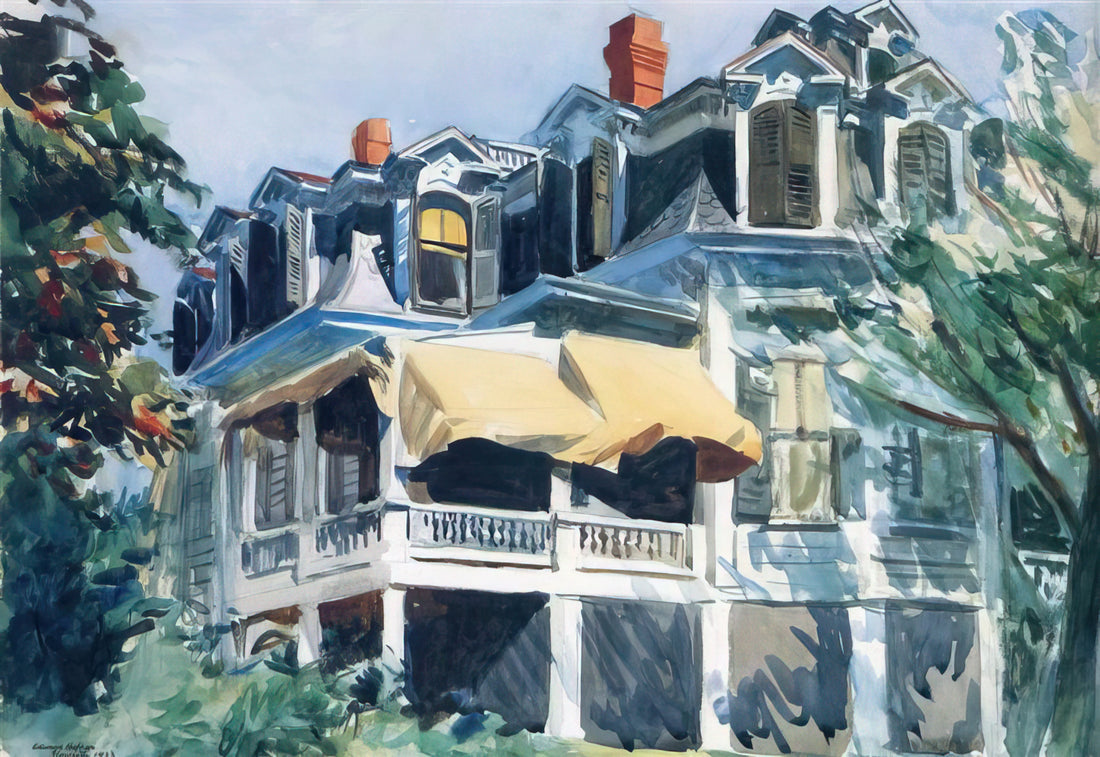 Edward Hopper's 'Early Sunday Morning': A Timeless Masterpiece of Urban Solitude - The Mansard Roof by Edward Hopper