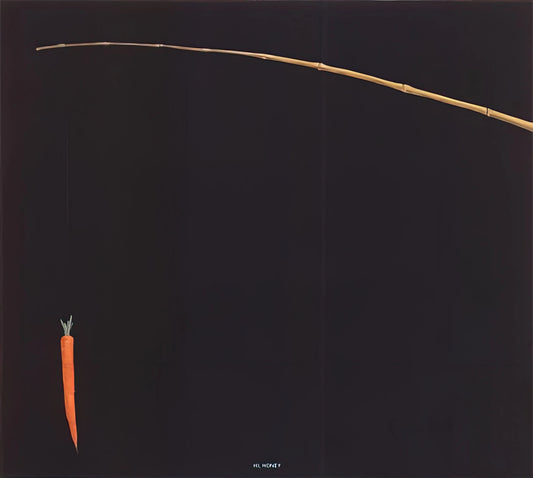 Edward Ruscha Art: The Cool Conceptualism of American Pop and Beyond - HI HONEY 1981 by Edward Ruscha