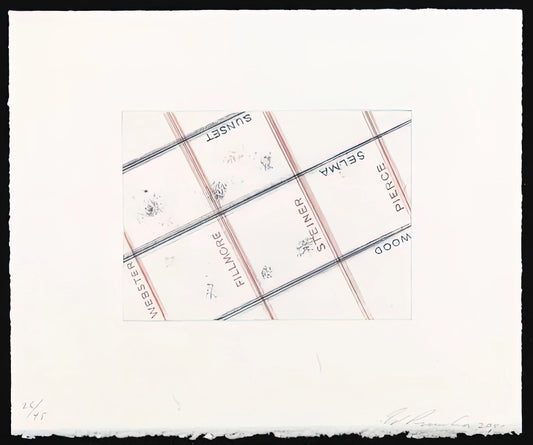 Edward Ruscha Reproductions: The Art of American Vernacular in Premium Prints - PIERCE FROM LOS FRANCISCO SAN ANGELES PORTFOLIO by Edward Ruscha