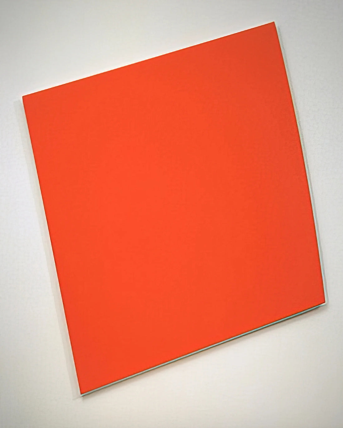 Ellsworth Kelly at Fondation Louis Vuitton: A Master of Color and Form - Red-Orange Panel with Curve by Ellsworth Kelly