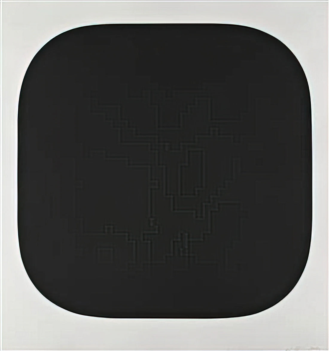 Ellsworth Kelly at MoMA: A Definitive Guide to the Artist's Minimalist Mastery - Black Variation IV, from Second Curve series by Ellsworth Kelly