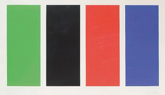 Ellsworth Kelly's Gemini Gel: The Master's Exploration of Color, Form, and Perception - Four Panels by Ellsworth Kelly