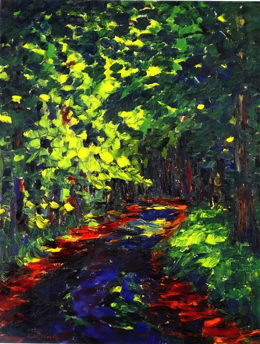 Emil Nolde: The Expressive Power of Color in German Expressionism - Forest Path by Emil Nolde