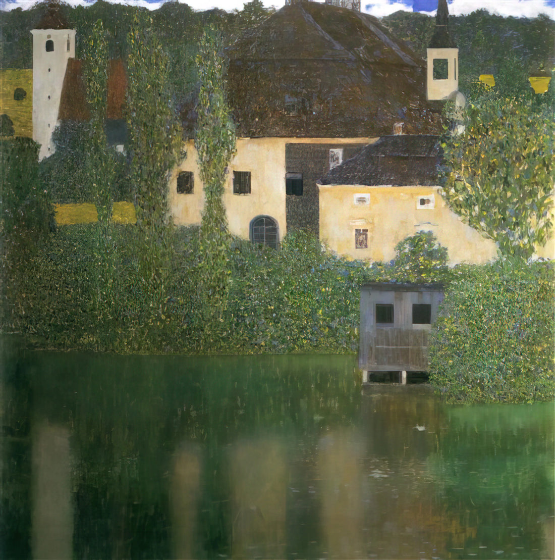 Emily Flöge: The Muse, Fashion Pioneer, and Unseen Force Behind Gustav Klimt - WATER CASTLE by Gustav Klimt