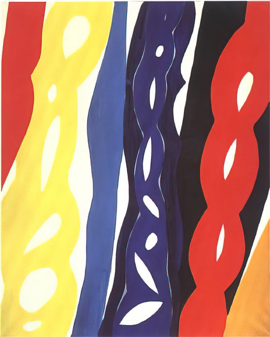 Ernst Wilhelm Nay Posters: A Collector's Guide to the Abstract Master's Iconic Prints - Streifen, WZ 1221 - 1967 by Ernst Wilhelm Nay